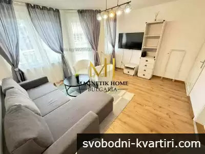 Разкошен двустаен апартамент с отделна кухня до у-ще ”Иван Вазов” в ж.к. Възраждане