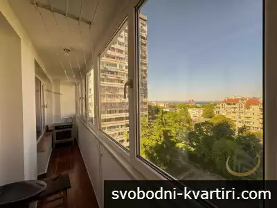 Лазур двустаен апартамент обзаведен #1778050915