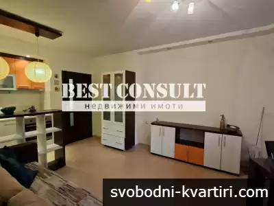 Двустаен обзаведен,  газ, климатик - ул. Бозвели, БИЛЛА