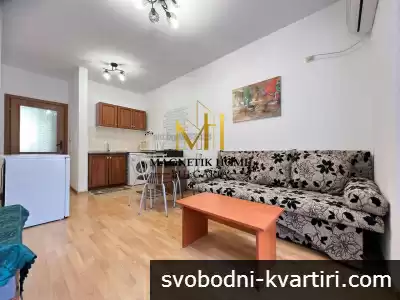 Приказен двустаен апартамент с ПАРКОМЯСТО до ”Адриана Будевска” в ж.к. Възраждане