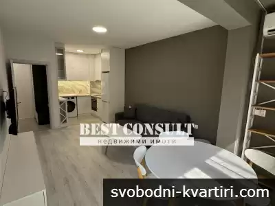 Отличен двустаен обзаведен,  ТЕЦ, климатик - Възраждане