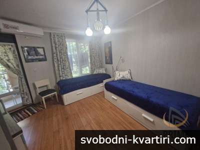 Лазур двустаен апартамент обзаведен #1751893275