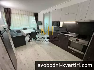 Прелестен двустаен апартамент в затворен комплекс до морето в ж.к. Сарафово