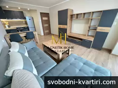 Чисто нов двустаен апартамент с панорамна гледка в ж.к. Лазур