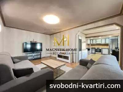Великолепен ТРИСТАЕН апартамент с ПАРКОМЯСТО до Руската гимназия в ж.к. Лазур