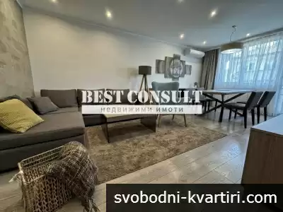 Отличен двустаен обзаведен,  три климатика - Цар Освободител, Пазара