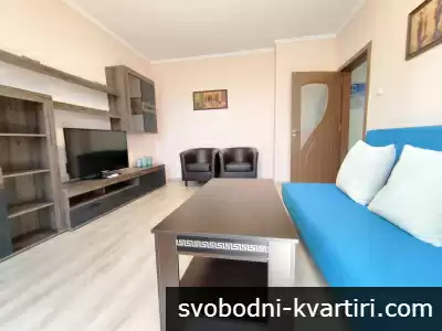 Лазур двустаен апартамент обзаведен #1782300366