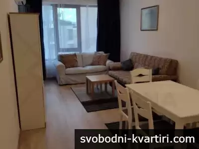 Дава се под наем двустаен апартамент  с подземен гараж в Бриз!