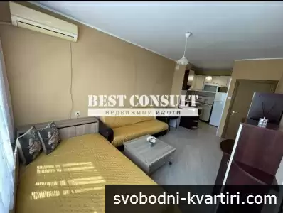 Двустаен обзаведен, ТЕЦ, климатик - Възраждане, Университета, 520 лв.