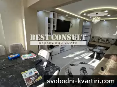 Отличен двустаен обзаведен, след ремонот - Чародейка север