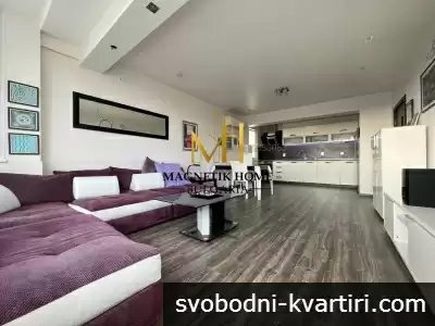 Разкошен двустаен апартамент до спортна зала ”Бойчо Брънзов” в ж.к. Зорница