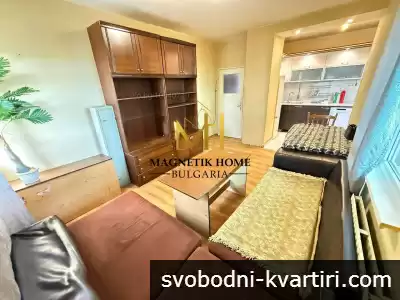 Приветлив двустаен апартамент с ПАРНО и ТОПЛА ВОДА до парка в ж.к. Изгрев