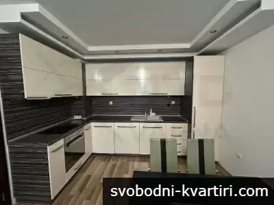 Дава се под наем двустаен апартамент  с паркомясто в Левски!