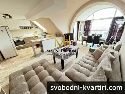 Фантастичен тристаен апартамент с градска панорама до площад ”Тройката” и супер център