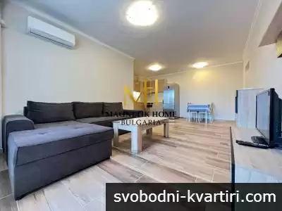 Чисто нов тристаен апартамент в затворен комплекс със спа ”Flora Beach Resort”, Pomorie