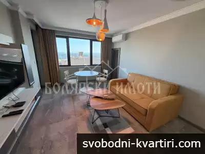 Новообзаведен Луксозен двустаен апартамент с паркомясто