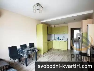 Лазур двустаен апартамент обзаведен #1748352156