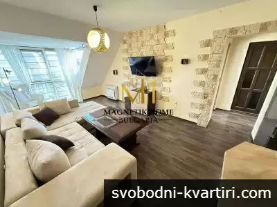 Уютен двустаен апартамент с гледка море в супер центъра на ж.к. Сарафово