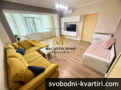 КРАТКОСРОЧЕН НАЕМ! Страхотен тристаен апартамент на метри от морската градина в ж.к. Лазур