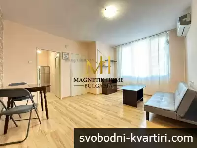 Кокетен двустаен апартамент с отделна кухня след освежаване до у-ще Братя Миладинови и БСУ