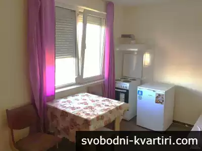 ✅Дава 1стаен-студио, Широк център, з-д Арда, напълно обзаведено.ПВЦ-дограма, ламинат, теракот.
