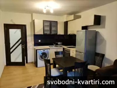 Дава се под наем двустаен апартамент с паркомясто в Левски!